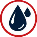 grasa icon red